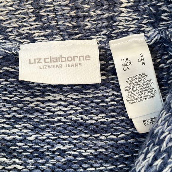 EUC Liz Claiborne Button Up Sweater - Picture 3 of 5
